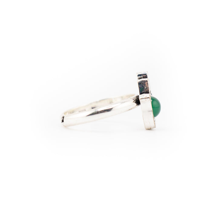 Hamsa Hand Ring for Women & Men - Gemstone Ring Jewelry Gift