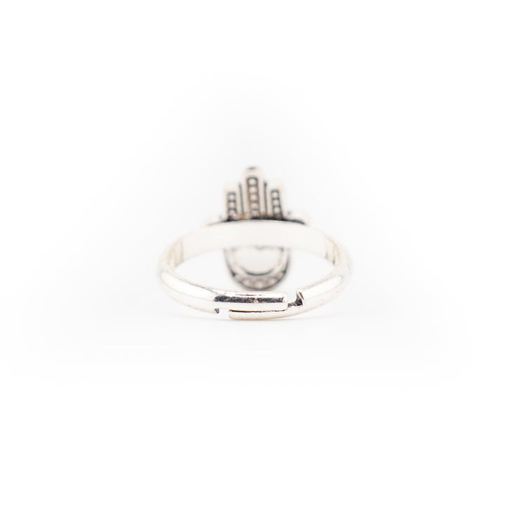 Hamsa Hand Ring for Women & Men - Gemstone Ring Jewelry Gift