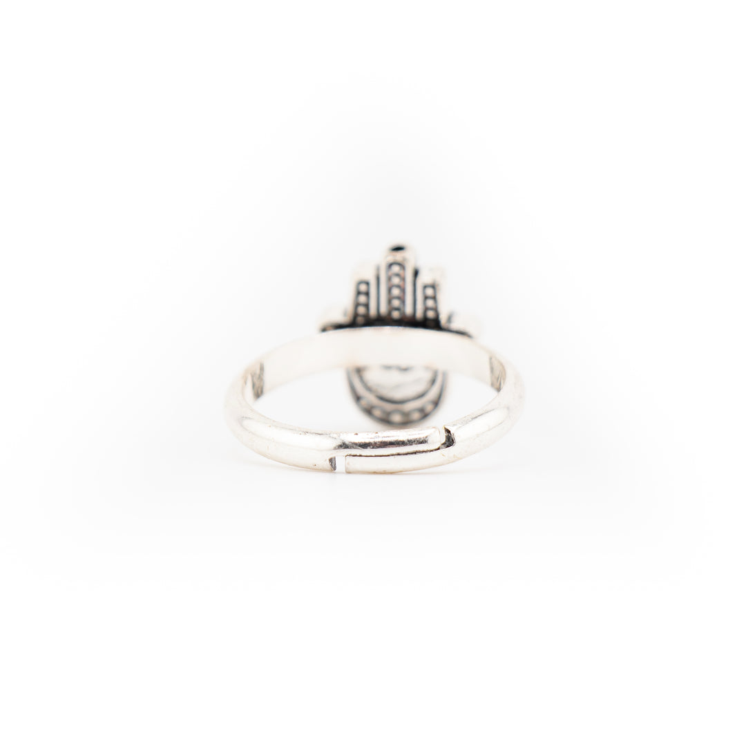 Hamsa Hand Ring for Women & Men - Gemstone Ring Jewelry Gift
