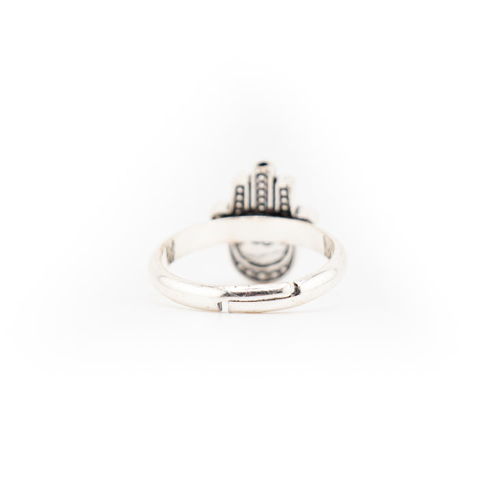Hamsa Hand Ring for Women & Men - Gemstone Ring Jewelry Gift