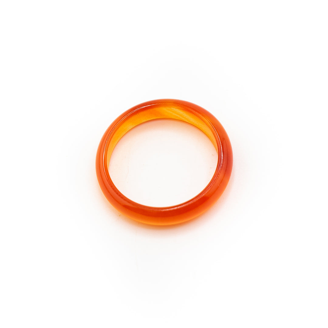 Anillo de ágata natural para mujer y hombre: regalo de joyería con piedras preciosas