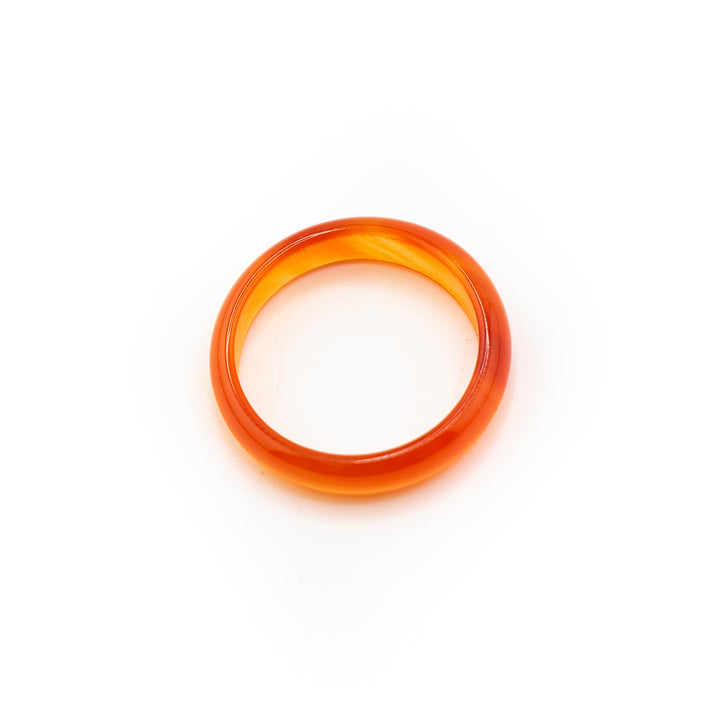 Anillo de ágata natural para mujer y hombre: regalo de joyería con piedras preciosas