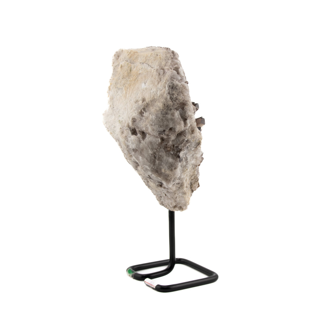 Smoky Quartz Crystal Cluster on Stand – 9.5" Naturally Formed Masterpiece for Grounding & Energy Protection (1.77 kg)