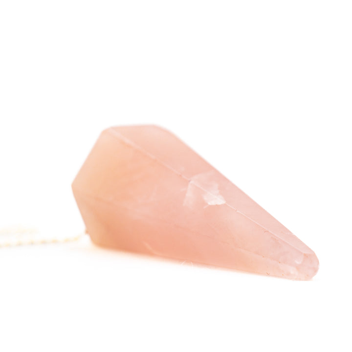 Rose Quartz Pendulum – Heart-Centered Divination Tool for Love, Healing & Inner Clarity