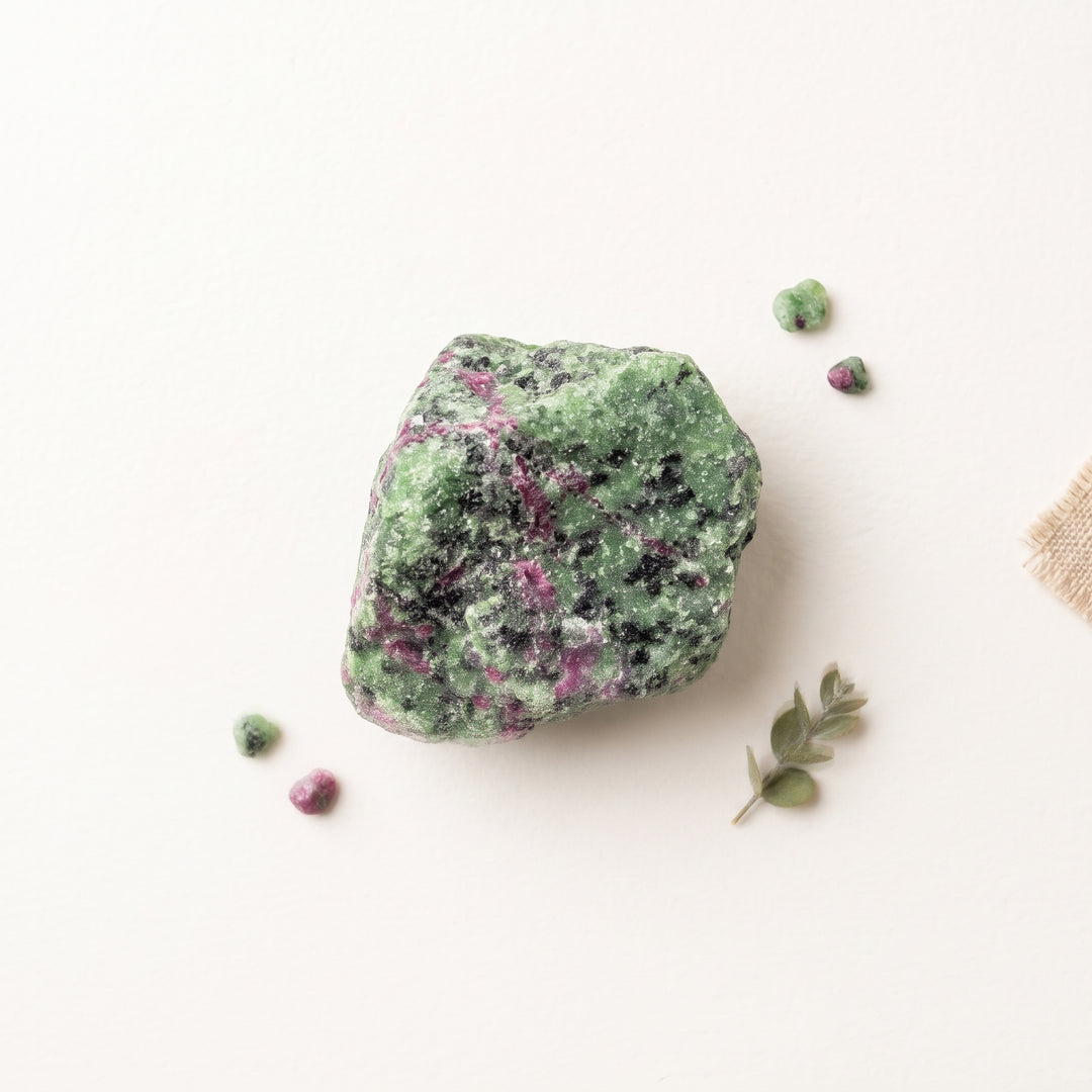 Ruby in Zoisite Rough Stones | Passion & Growth