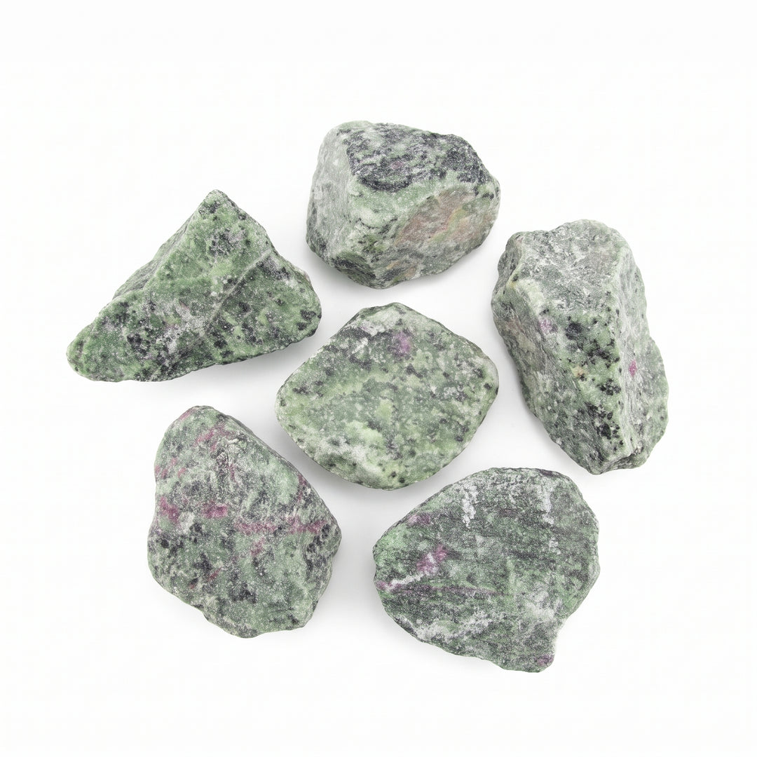 Ruby in Zoisite Rough Stones | Passion & Growth