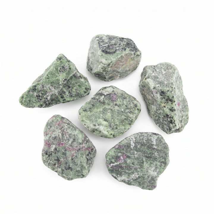 Ruby in Zoisite Rough Stones | Passion & Growth