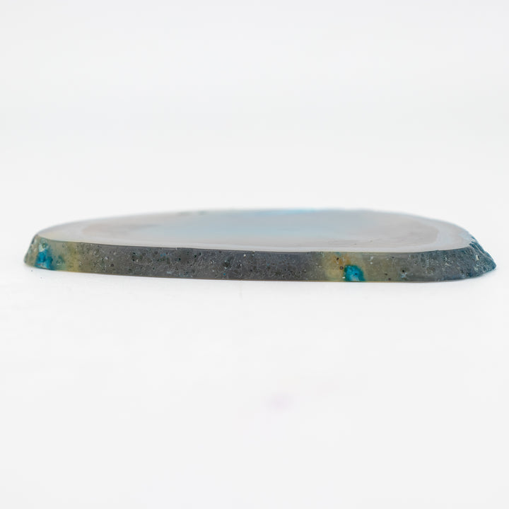 Natural Blue Agate Slice – Calm, Clarity & Harmony