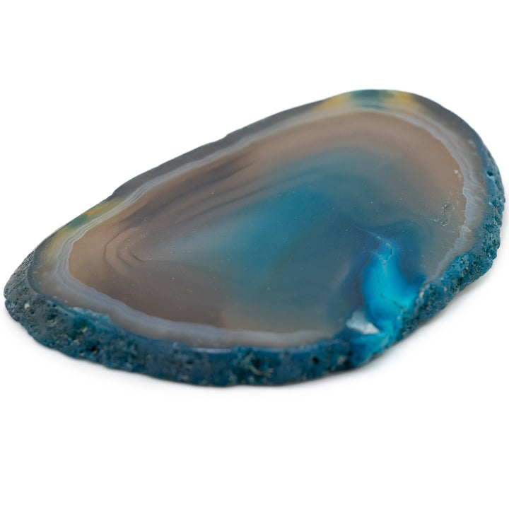 Natural Blue Agate Slice – Calm, Clarity & Harmony