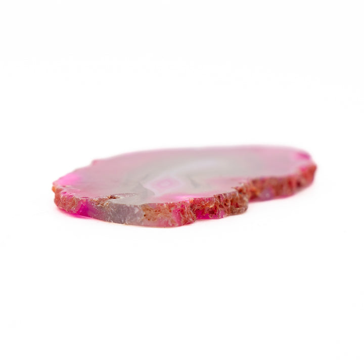 Natural Pink Agate Slice – Love, Joy & Emotional Healing