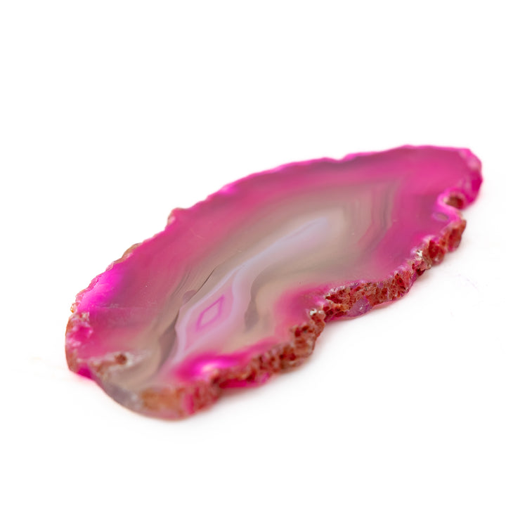 Natural Pink Agate Slice – Love, Joy & Emotional Healing