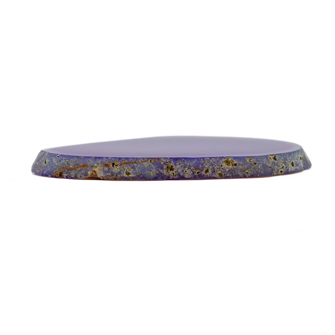 Natural Purple Agate Slice – Balance, Creativity & Spiritual Protection
