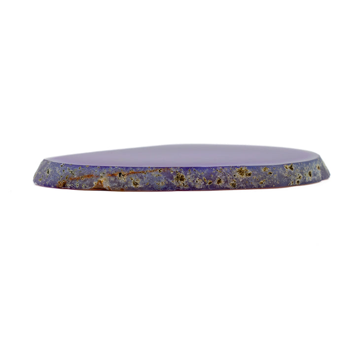 Natural Purple Agate Slice – Balance, Creativity & Spiritual Protection