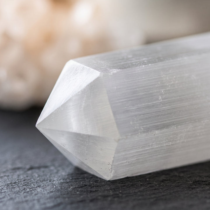 4" Selenite Crystal Point Tower – Natural Cleansing & Energy Crystal