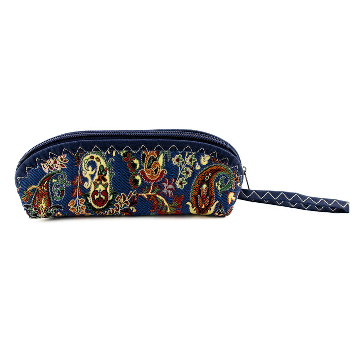 Authentic Turkish Tapestry Pouches – Blue Paisley & Terra Rouge Variants