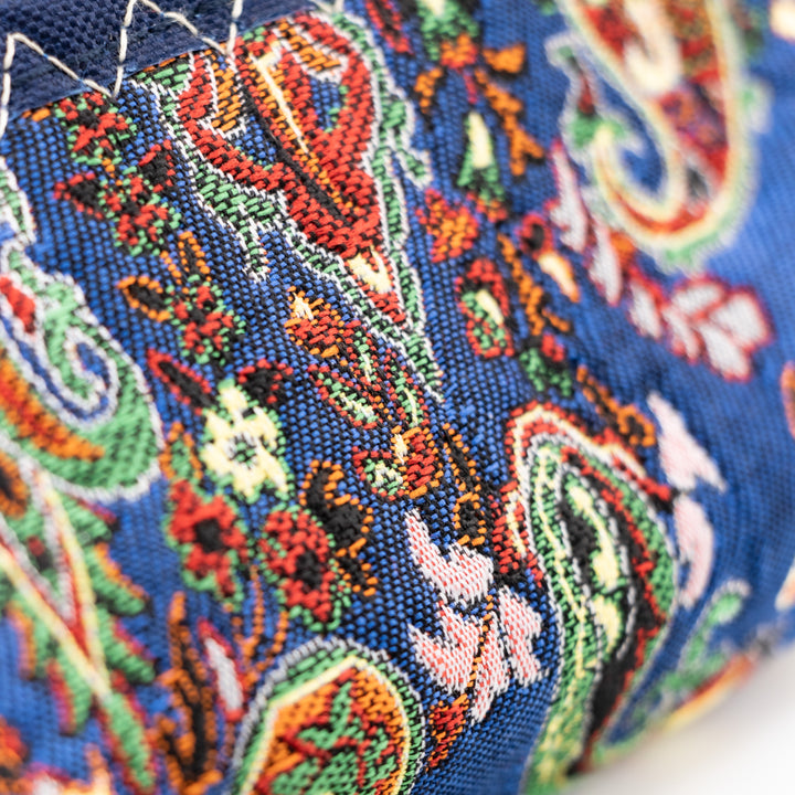 Authentic Turkish Tapestry Pouches – Blue Paisley & Terra Rouge Variants