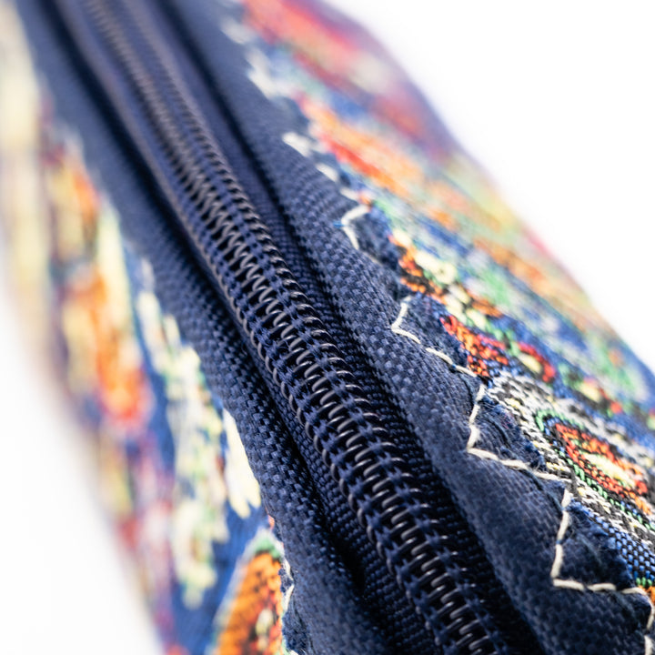 Authentic Turkish Tapestry Pouches – Blue Paisley & Terra Rouge Variants