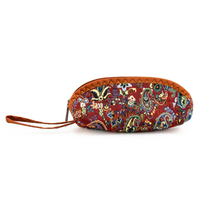 Authentic Turkish Tapestry Pouches – Blue Paisley & Terra Rouge Variants