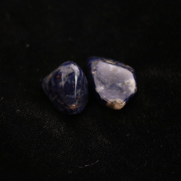 Natural Sodalite Tumbled Stone - Genuine Polished Crystal for Calm and Clarity