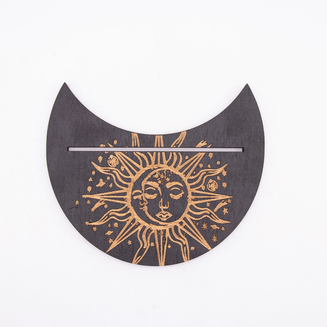 Spirit Board Divination Kit with Planchette & Pendulum | Sun, Moon & Bat | 12 x 8 In