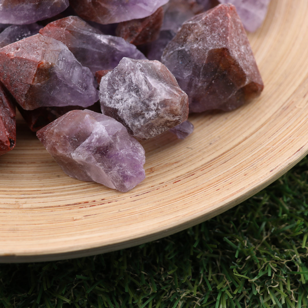 Natural Super 7 Point Tumbled Stone - Polished Healing Crystals for Balance & Positivity