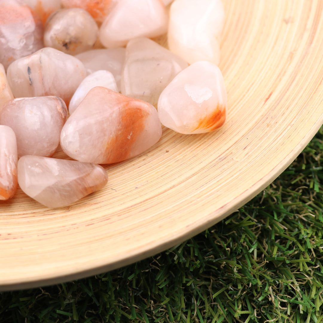 Natural Moonstone Tumbled Stone - Polished Crystals for Spiritual Harmony & Serenity