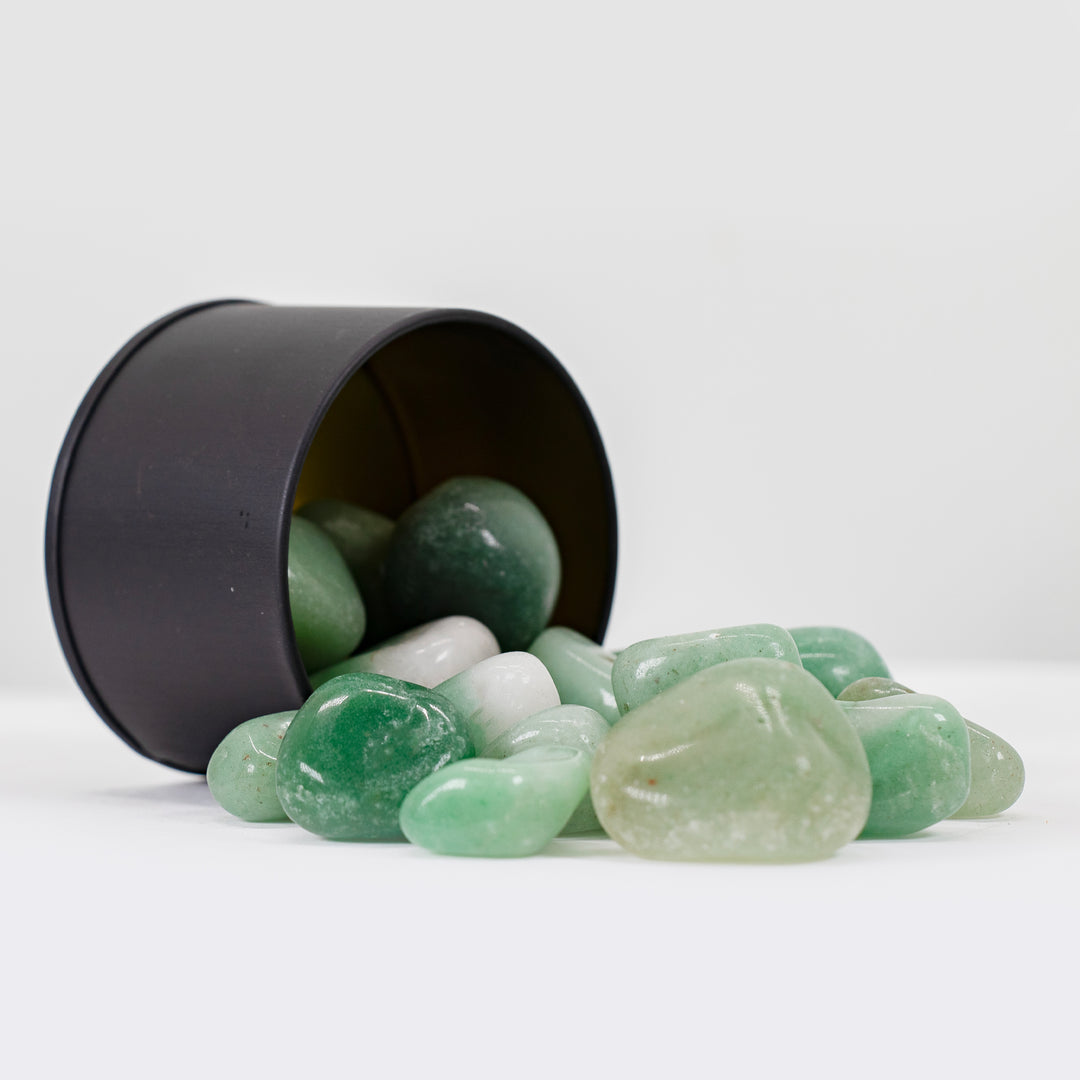 Natural Green Aventurine Tumbled Polished Crystal Stones, 2-3 cm, B Quality