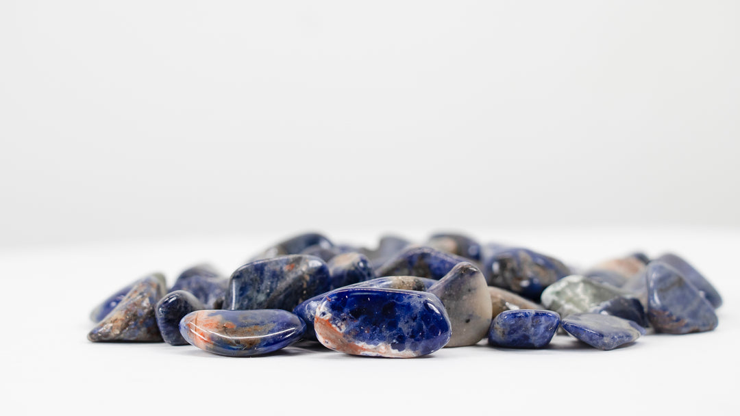 Natural Sodalite Tumbled Stone - Genuine Polished Crystal for Calm and Clarity