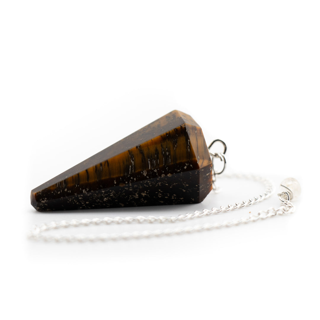 Tiger’s Eye Pendulum – Confidence & Protection Tool for Grounded Divination & Energy Work