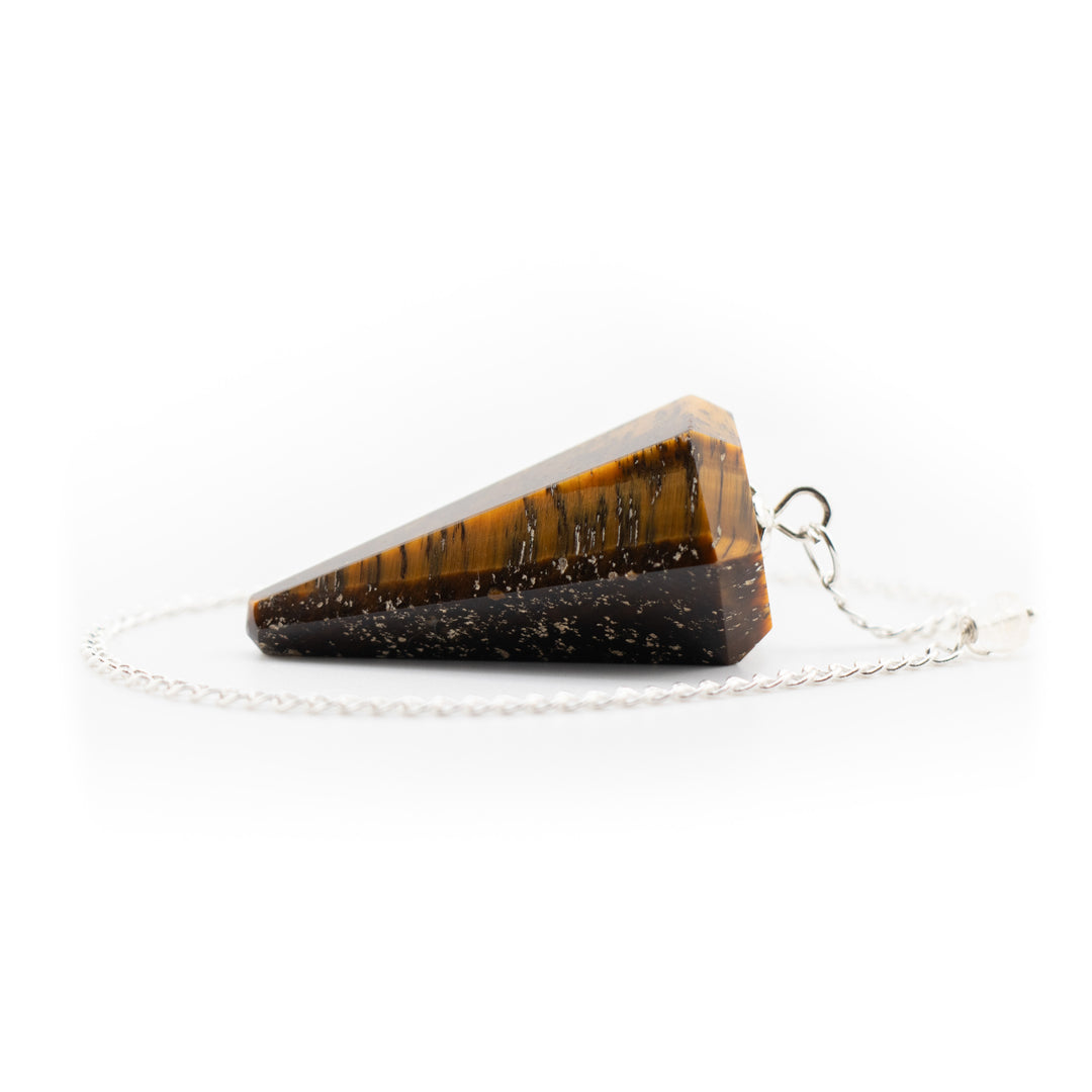 Tiger’s Eye Pendulum – Confidence & Protection Tool for Grounded Divination & Energy Work