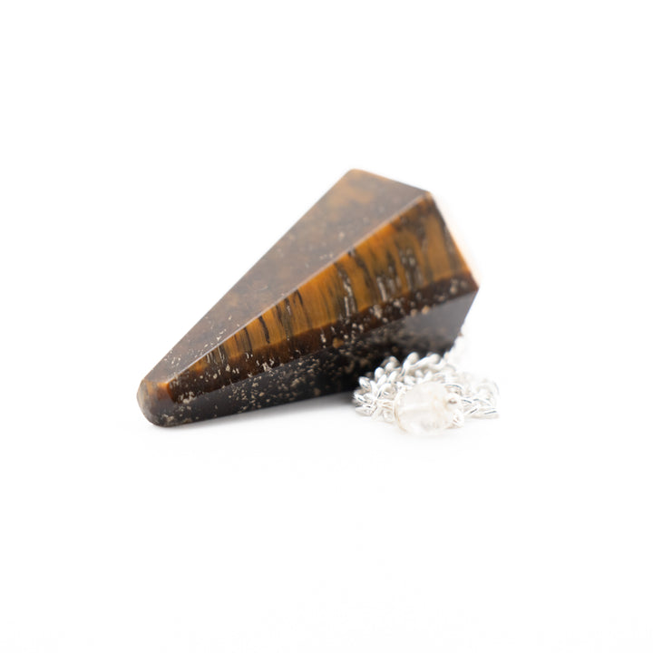 Tiger’s Eye Pendulum – Confidence & Protection Tool for Grounded Divination & Energy Work