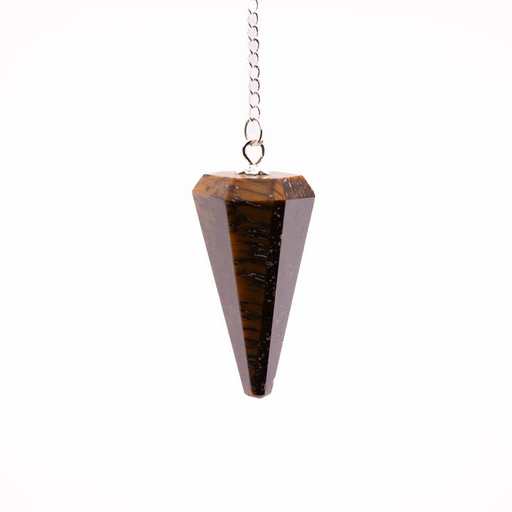 Tiger’s Eye Pendulum – Confidence & Protection Tool for Grounded Divination & Energy Work