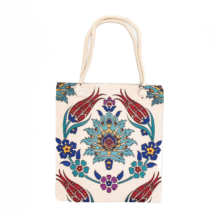 Authentic Turkish Tapestry Tote Bags – Floral & Cat Variants