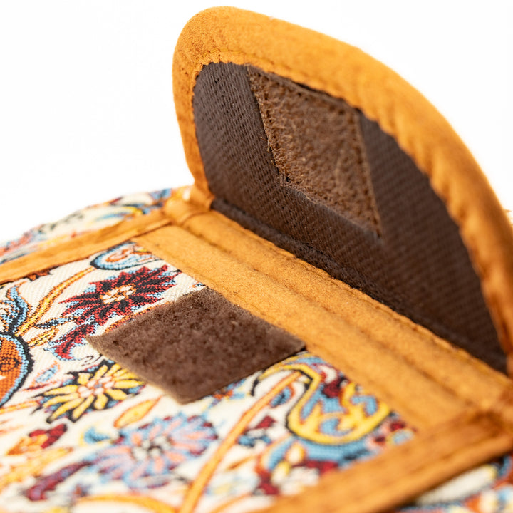 Authentic Turkish Round Paisley Handbags – Ivory Bloom, Crimson Vine, & Anatolian Jade