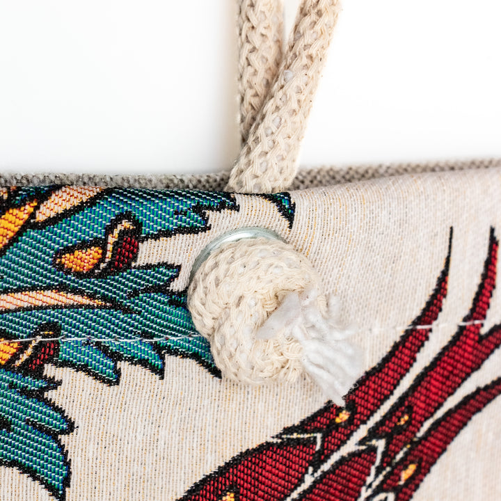 Authentic Turkish Tapestry Tote Bags – Floral & Cat Variants