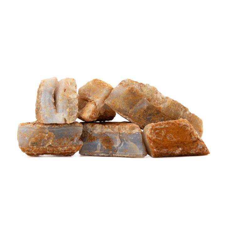 Blue Chalcedony Rough Crystals | Calm & Communication