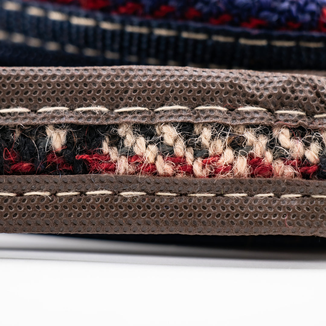Authentic Turkish Round Bohemian Handbag – Earth Stripe