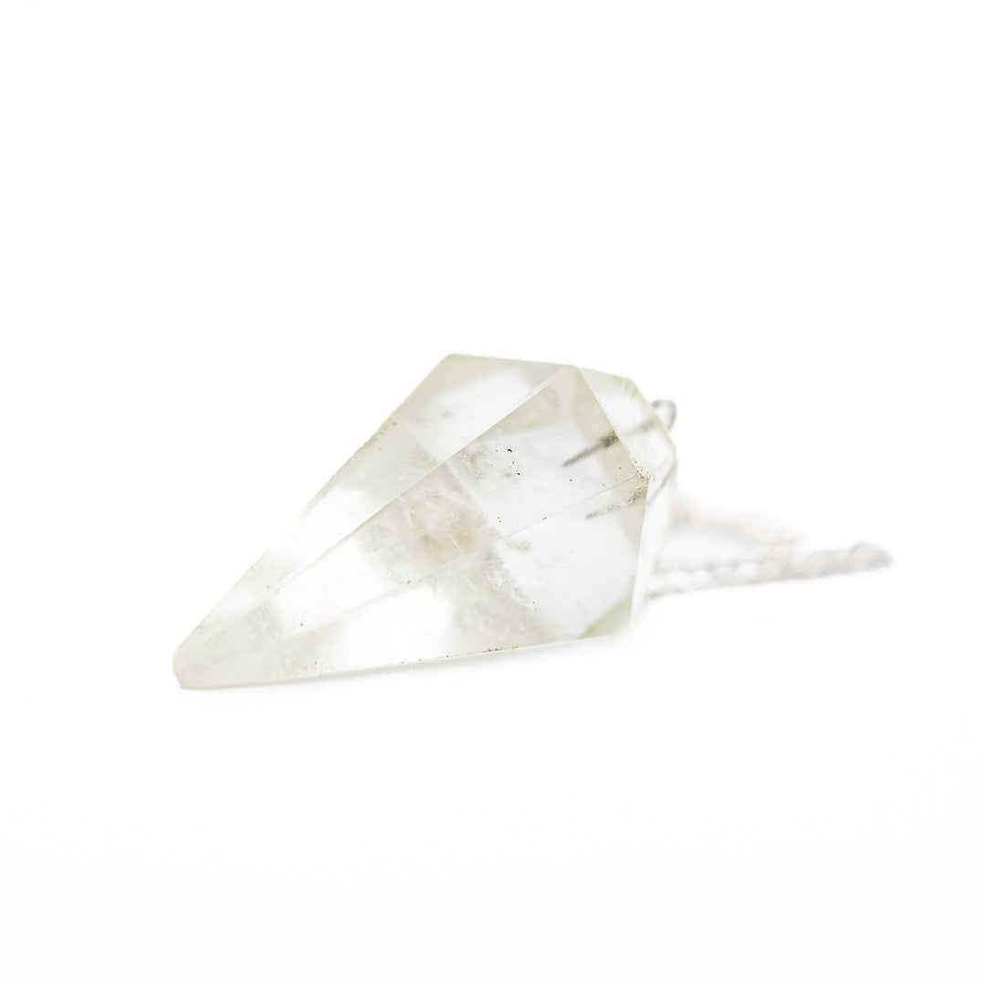 Clear Quartz Pendulum – Amplification & Clarity Tool for Divination, Energy Healing & Intention Work
