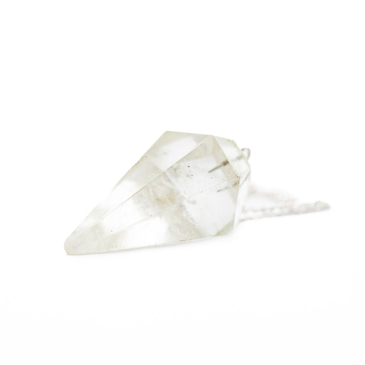 Clear Quartz Pendulum – Amplification & Clarity Tool for Divination, Energy Healing & Intention Work