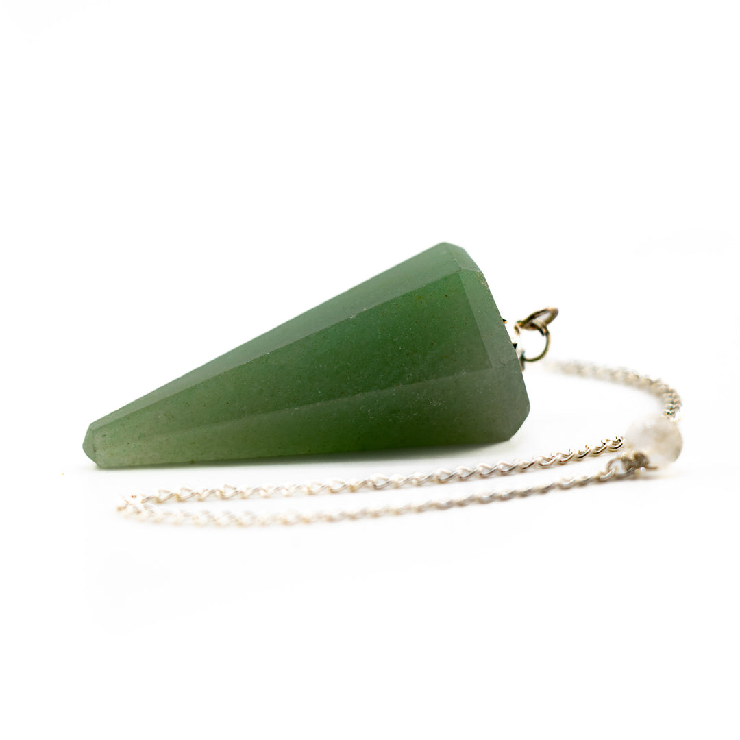 Green Aventurine Pendulum – Abundance & Heart Chakra Divination Tool for Clarity & Healing Energy Work