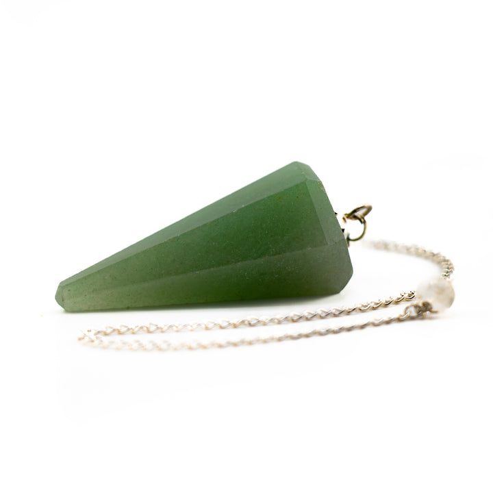 Green Aventurine Pendulum – Abundance & Heart Chakra Divination Tool for Clarity & Healing Energy Work