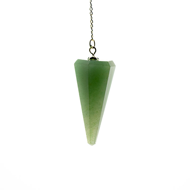 Green Aventurine Pendulum – Abundance & Heart Chakra Divination Tool for Clarity & Healing Energy Work