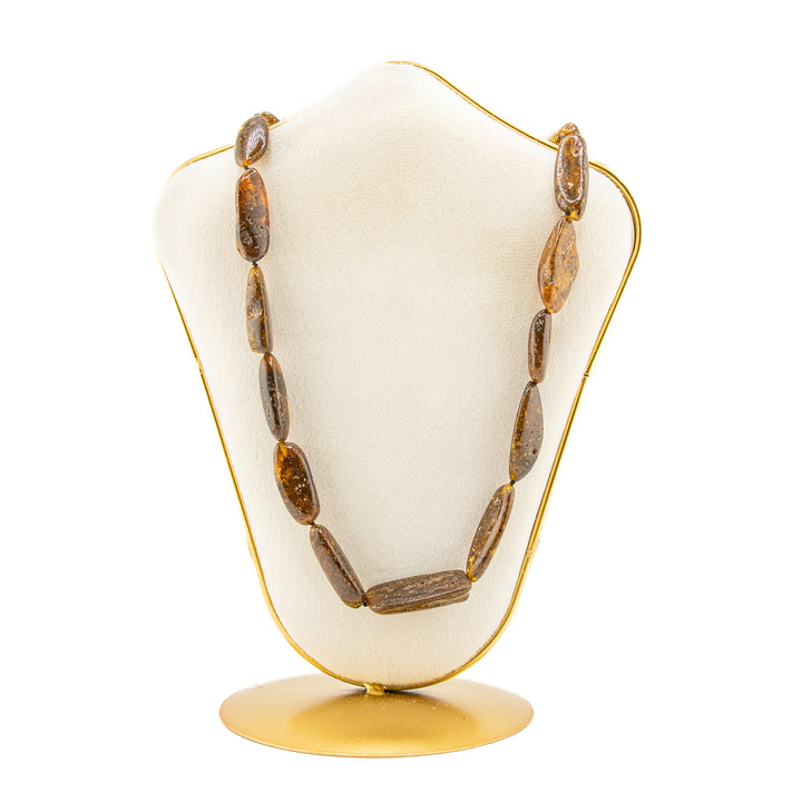 Natural Amber Healing Necklace – Grounding & Protection for Calm, Clarity & Vitality