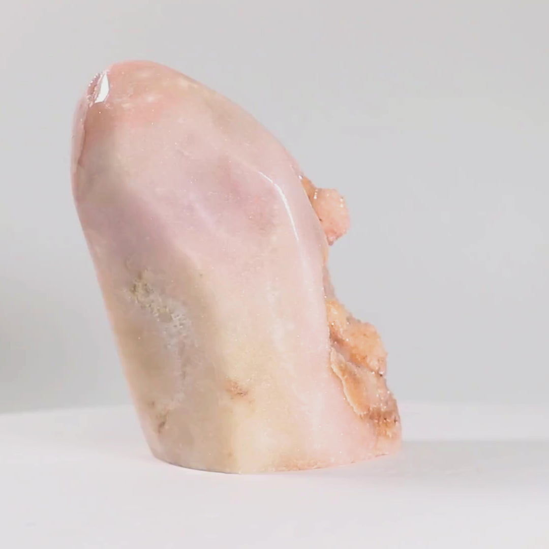 Pink Amethyst Druzy Sculpture | 4.7 lbs