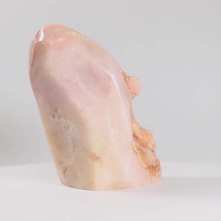 Pink Amethyst Druzy Sculpture | 4.7 lbs