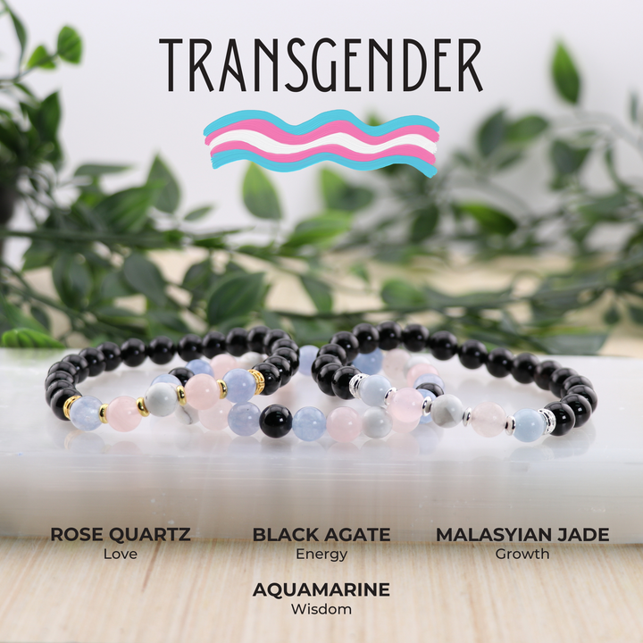 Transgender - LGBTQ Natural Gemstone Bracelets