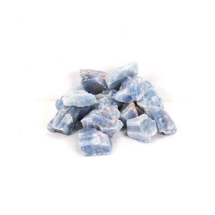 Cristales de calcita azul en bruto | Calmante y sanador