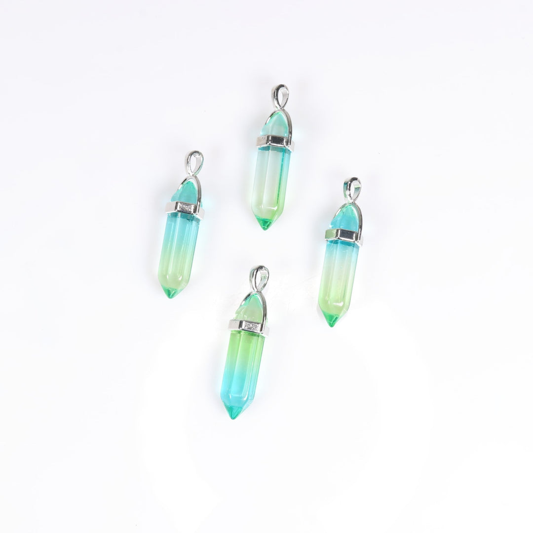 Handcrafted Aura Quartz Point Pendant Necklace