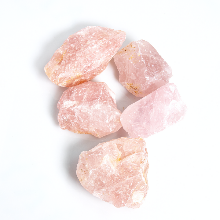 Rose Quartz Rough Crystals | Love & Emotional Healing