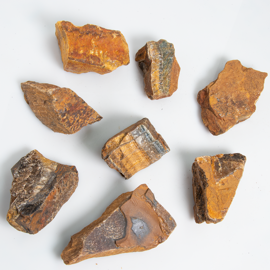 Tiger Eye Rough Crystals | Protection & Confidence